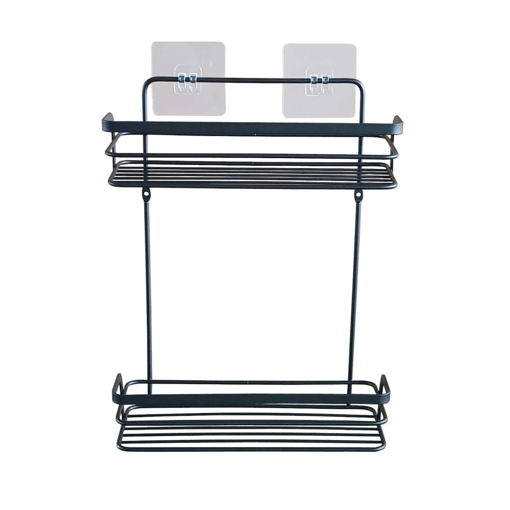 SOPORTE DUCHA 2 ORG 18 NEGRO METAL 1801996