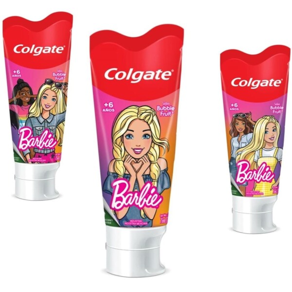 Crema Dental Junior Barbie +6 Años 75 ml - Colgate Crema Dental Junior Barbie +6 Años 75 ml - Colgate