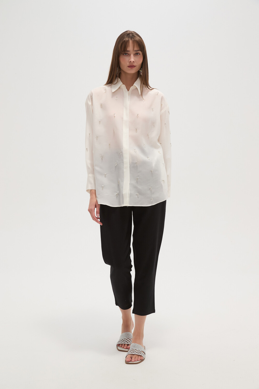 Camisa Currie Marfil / Off White