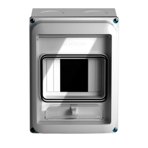TABLERO P/ PILAR 4 Mod DIN CON PREMARCADO (IP 65) GENROD TABLERO P/ PILAR 4 Mod DIN CON PREMARCADO (IP 65) GENROD