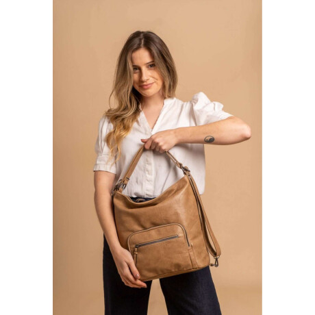 Cartera Mochila Verbena Almendra