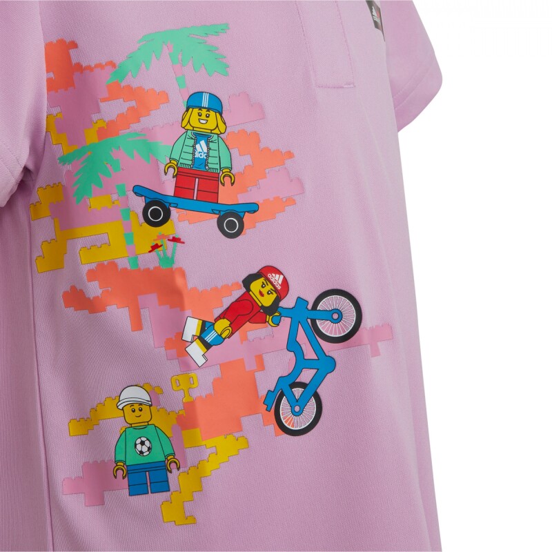 Vestido Adidas X Leggo Play Polo de Niños Multicolor