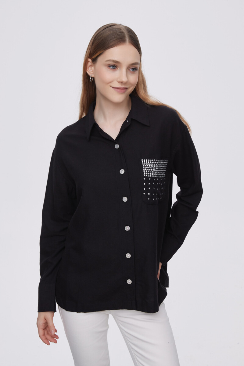 Camisa Damiana - Negro 