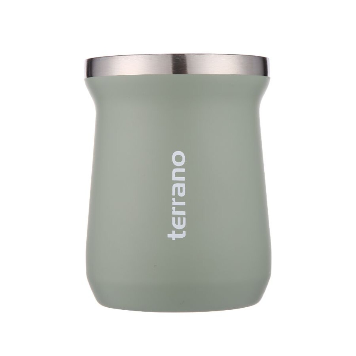 Mate Acero Inox. Camionero - Oliva 