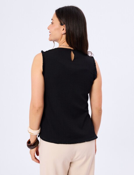 Blusa con deflecado Alba Blusa con deflecado Alba