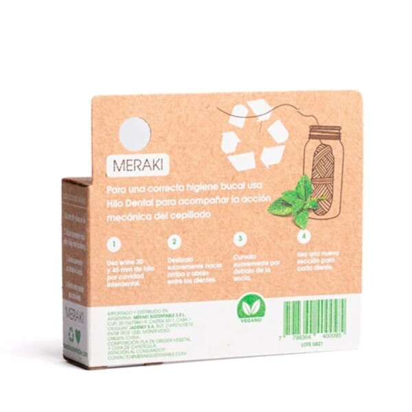 Hilo Dental Meraki Biodegradable Envase Vidrio Hilo Dental Meraki Biodegradable Envase Vidrio