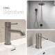 JUEGO DE GRIFERIA SIGNATURE BRUSHED NICKEL DUCHA EMBUTIDA GRIS-BRUSHED NICKEL