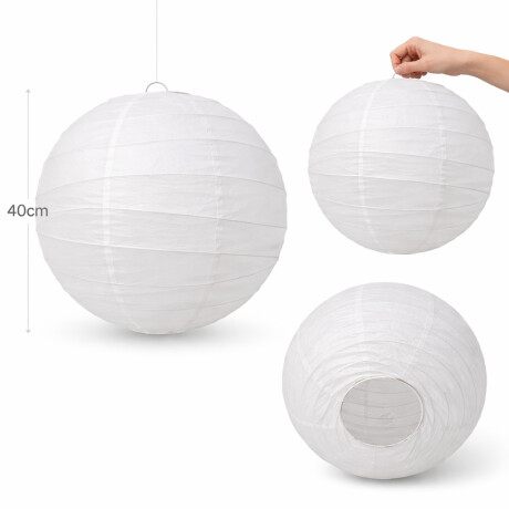 PANTALLA TOKIO 40CM BLANCO