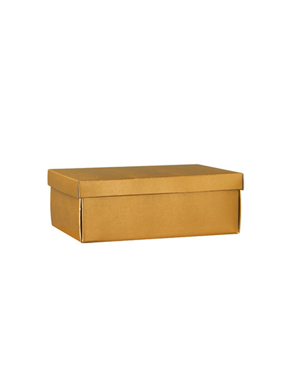 CAJA+TAPA EASY 38X26X13 cm - SKIN ORO 