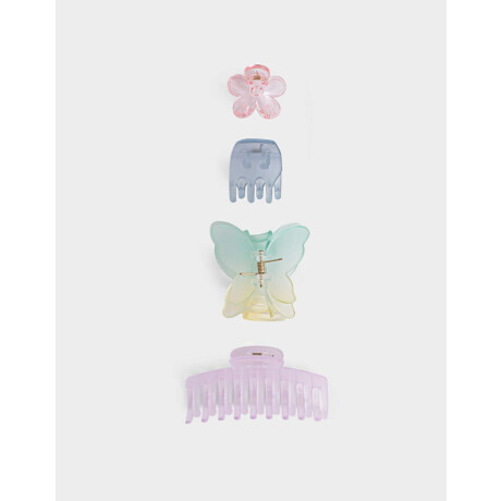 Set De Broches Combinacion Multicolor