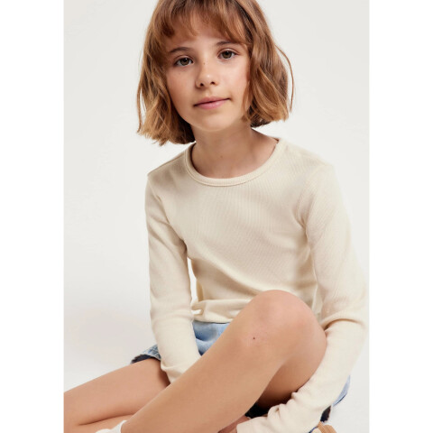 BLUSA ML FEM OFF WHITE