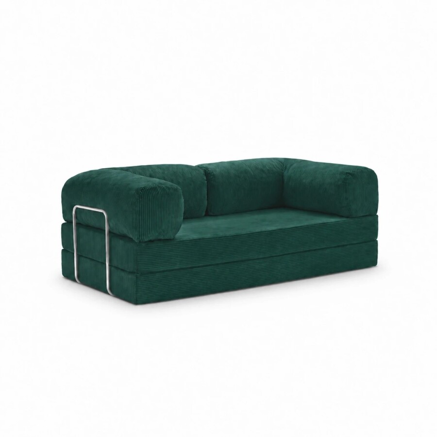 Sillón Cama Teddy 2 Cuerpos British Green