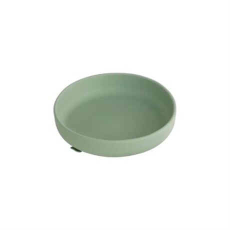 Plato de silicona con ventosa Verde