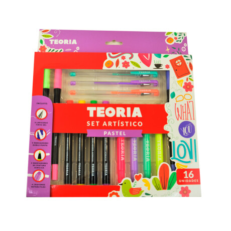 Set artístico Teoria x16 Pastel S/C