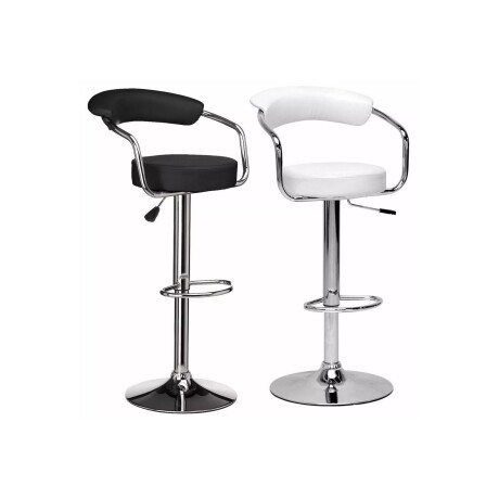 Taburete Kai Ideal para Bar C/Respaldo Negro