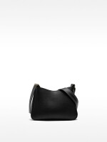 Bolso Bandolera Con Textura negro