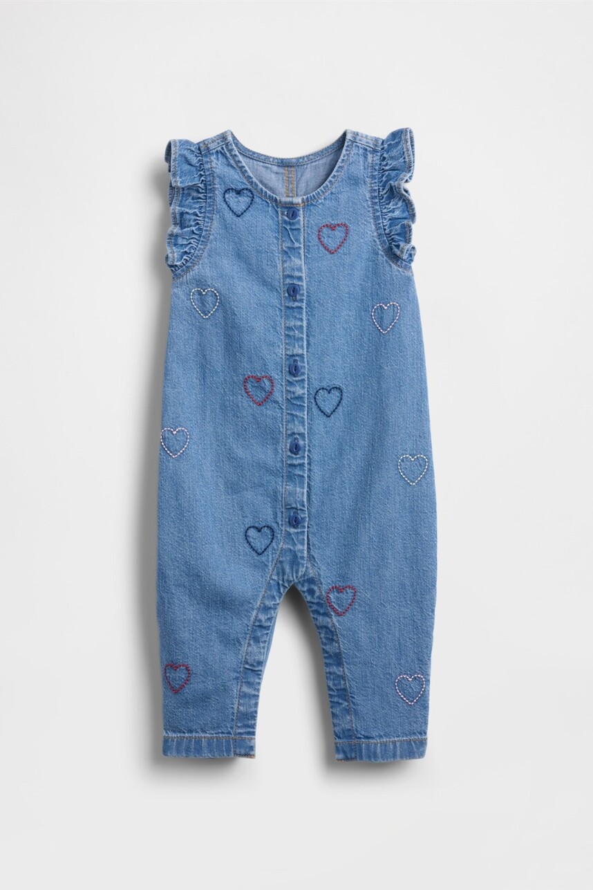 Enterito Love Bebé Medium Wash