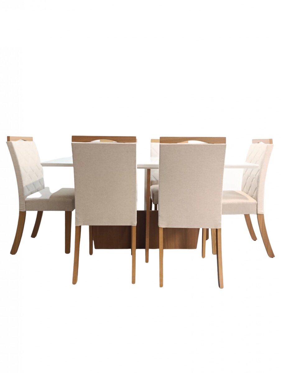 Juego de comedor Madrid 6 Sillas 