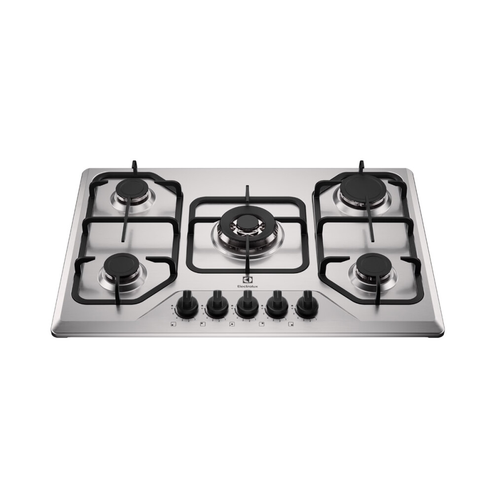 Anafe a Gas Electrolux 5 Hornallas KE5XC Inoxidable
