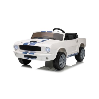 Auto a bateria infantil tipo Shelby GT350 blanco Auto a bateria infantil tipo Shelby GT350 blanco