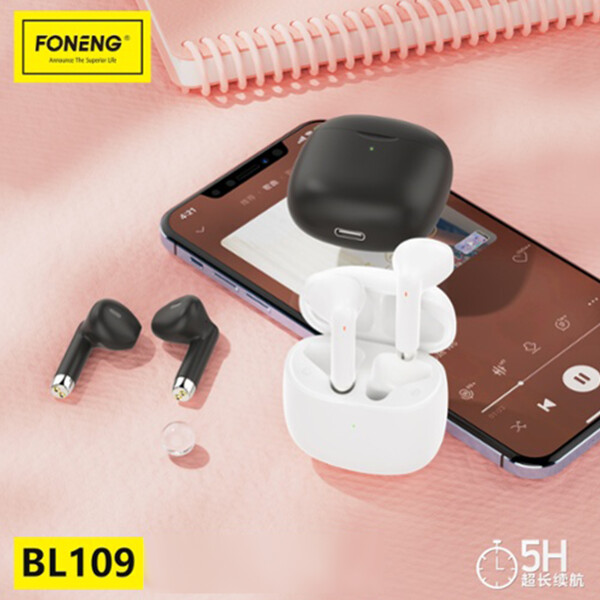 Auriculares Foneng Tws Bl109 NEGRO