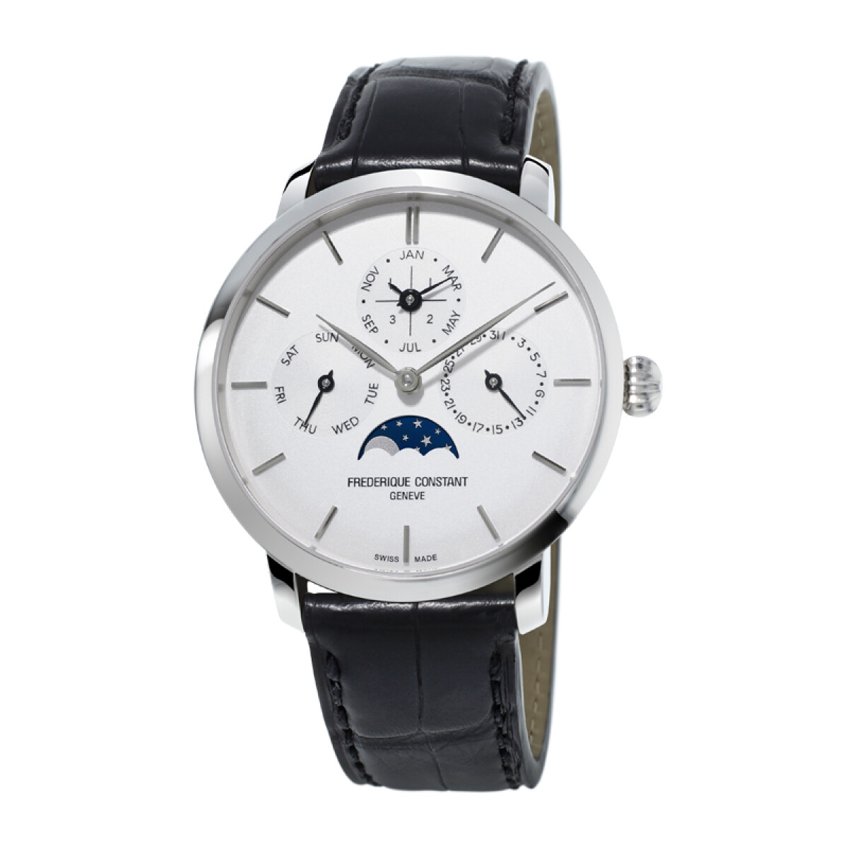 Reloj Frederique Constant Slimline Calendario Perpetuo Manufactura 