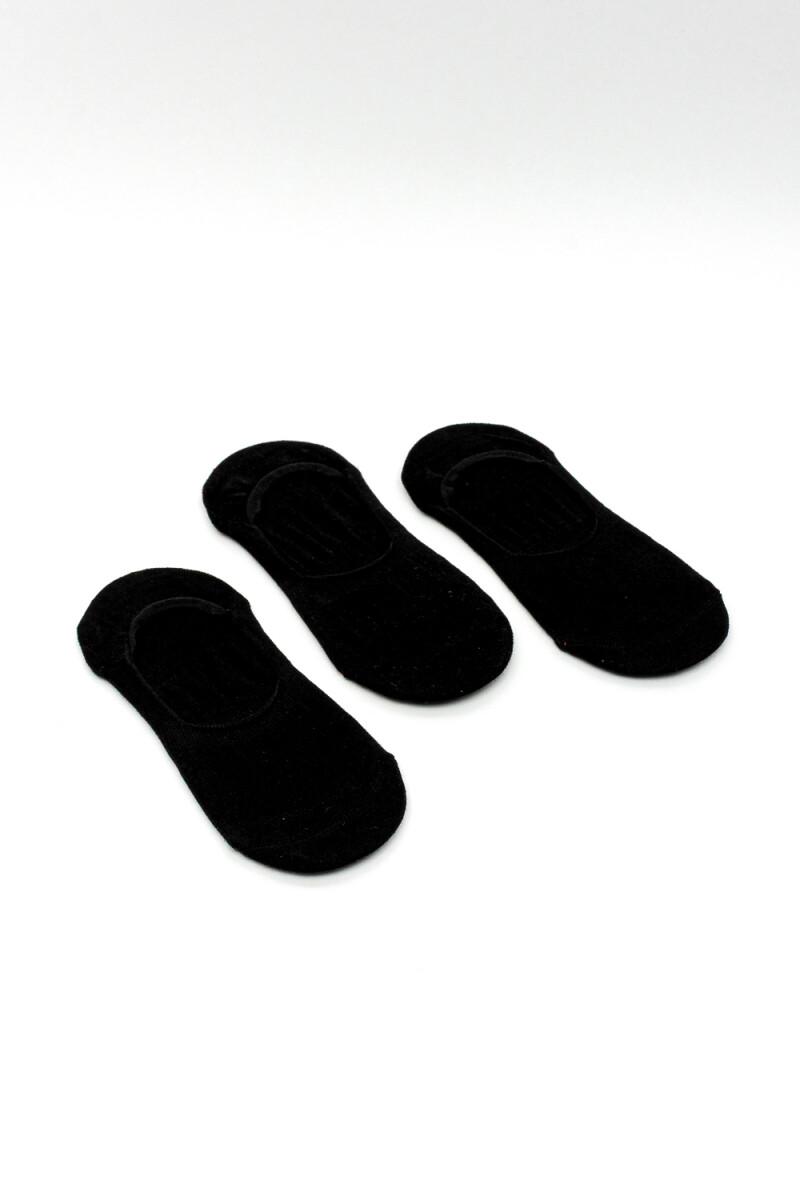 Medias Invisible Sirius, Pack X 3 - Color Unico 