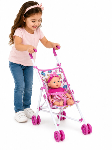 BEBOTE SET CON ACCESORIOS ROSADO