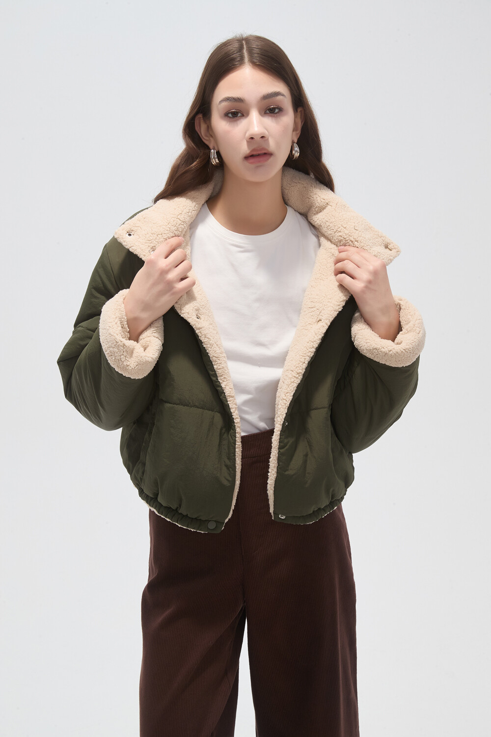 Campera Luena Verde Oliva Oscuro