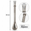 Bombilla de Alpaca Gruesa 20cm Opcion 5