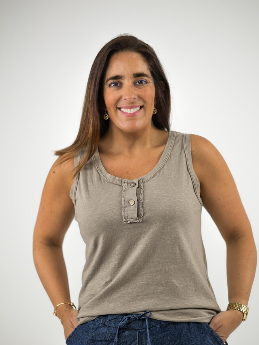 Musculosa básica de algodón VISON