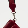 Bandolera Lily en gomato Bordeaux