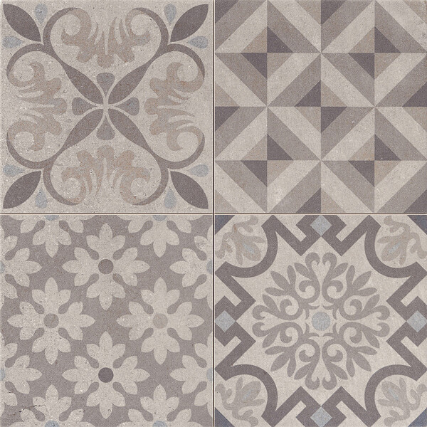 PORCELANATO SKYROS DECO GRIS "A" 44X44 CM Porcelanato Skyros Deco Gris "a" 44x44 Cm