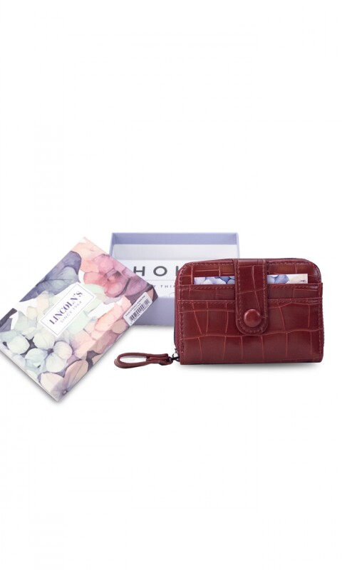 TARJETERO IRINA CROCO BORDEAUX
