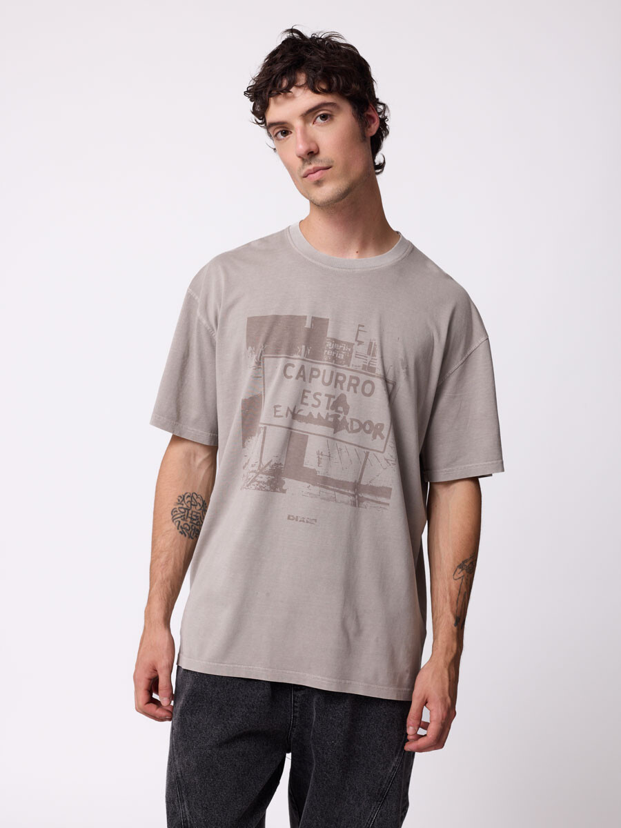 T-SHIRT RAEF DIXIE Taupe
