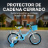 Bicicleta infantil Shengdi Rodado 16 Canasto Parrilla Hadas Celeste 1
