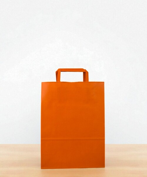 Bolsa lisa acuario 22x10x30 cm NARANJA