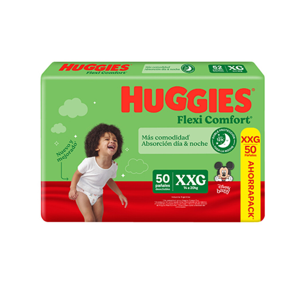 Huggies Flexi Comfort XXG - Cont.50 unidades