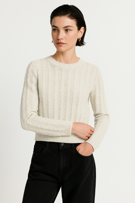 Sweater Manzanilla Crudo / Natural