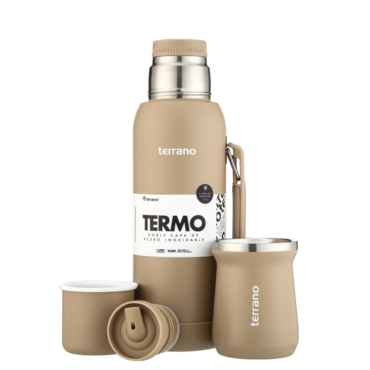 Kit termo 1LT base silicona + mate tradicional arena 