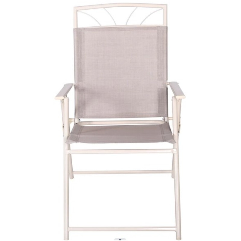 Juego de comedor exterior Santa Lucia de acero 8 piezas taupe Juego de comedor exterior Santa Lucia de acero 8 piezas taupe