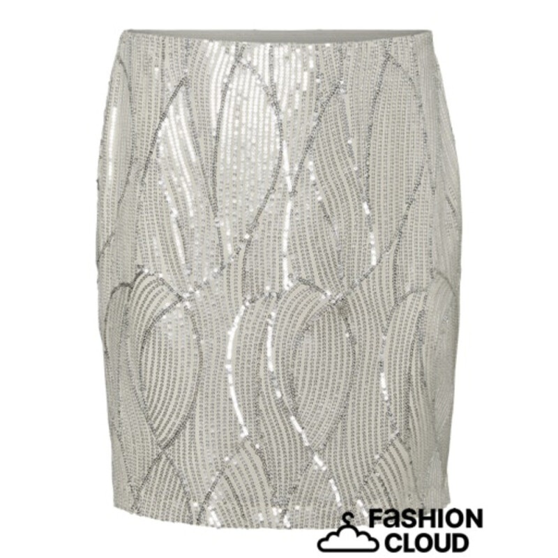 VMELLEN HW SHORT SKIRT JRS B-12 1 PUMICE STONE