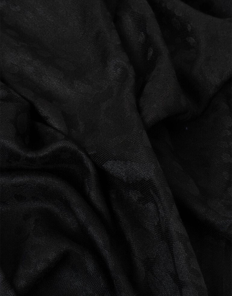Pashminas Pashmina Animal Print - Negro