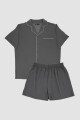 Pijama mocca Gris melange