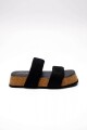 FAIRMOUNT FLARED SANDAL Negro