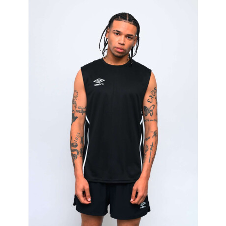 Remera Musculosa Flex de Hombre Negro