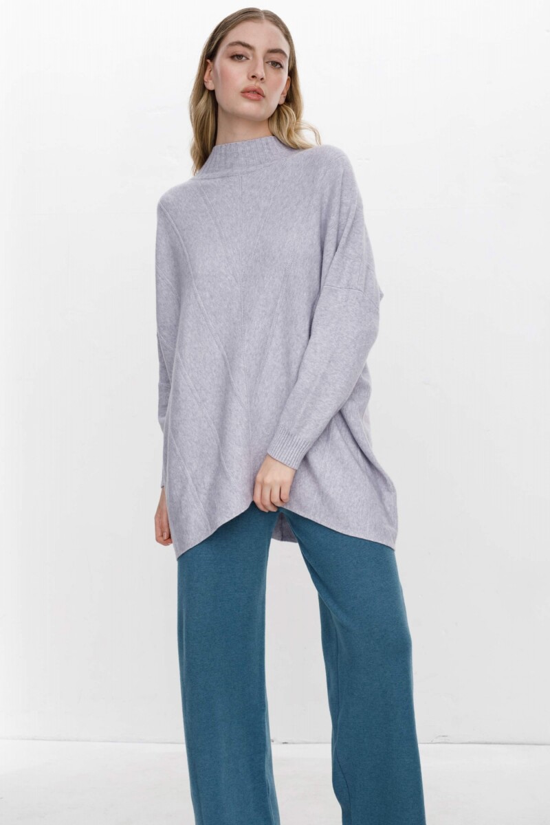 Sweater Luna - Gris Claro 