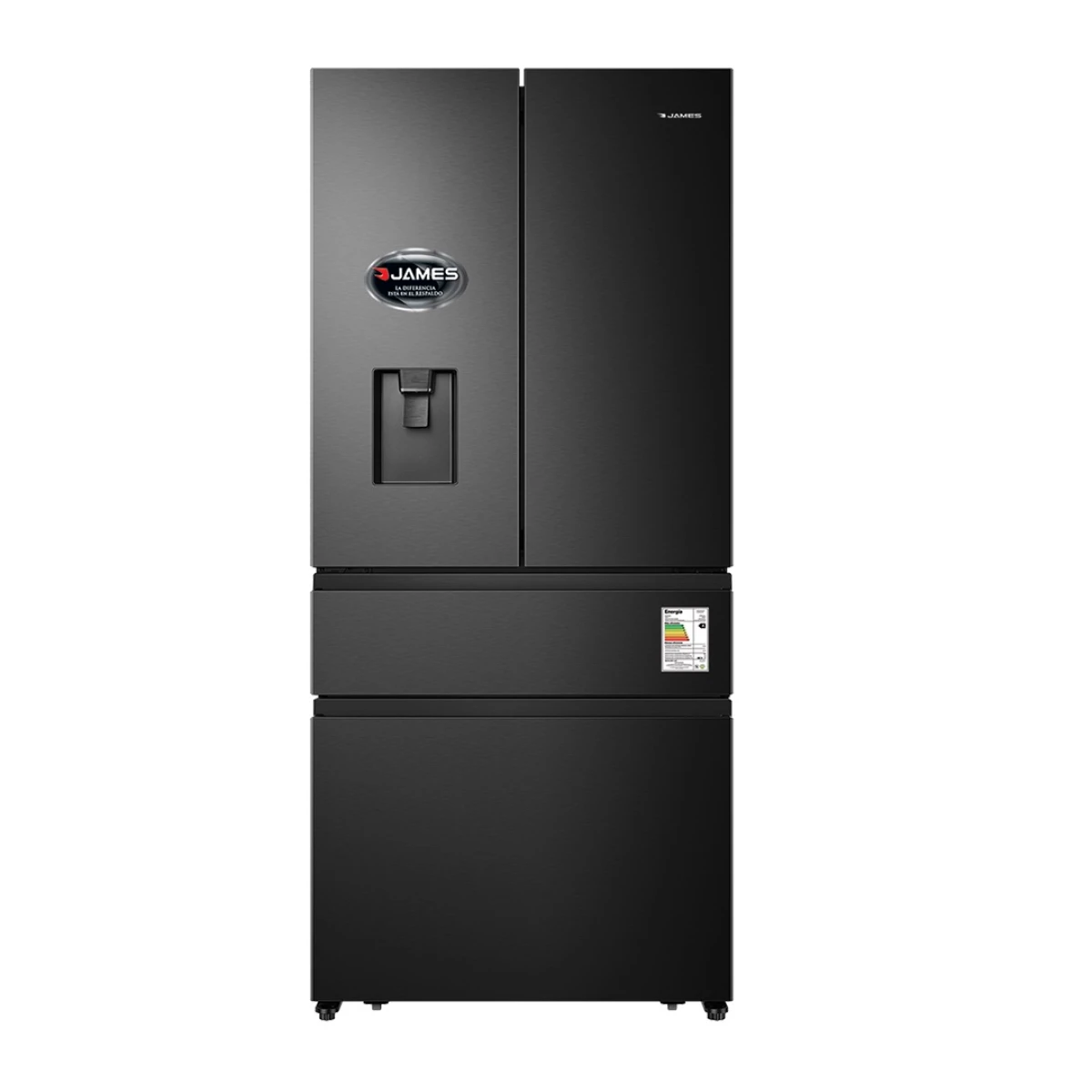 Heladera James Inverter French Door 421L Rj 455 Fti Kdd - NEGRO 