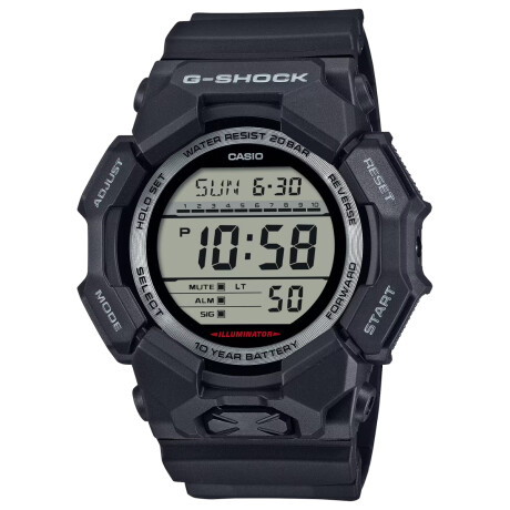Reloj CASIO G-SHOCK GD010-1DR Resina Negro Esfera 52mm 0