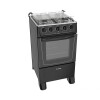 Cocina Combinada James 4 Hornallas Negra Cocina Combinada James 4 Hornallas Negra